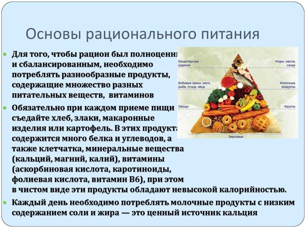 Рацион питания человека, пищевая пирамида питания - medside.ru