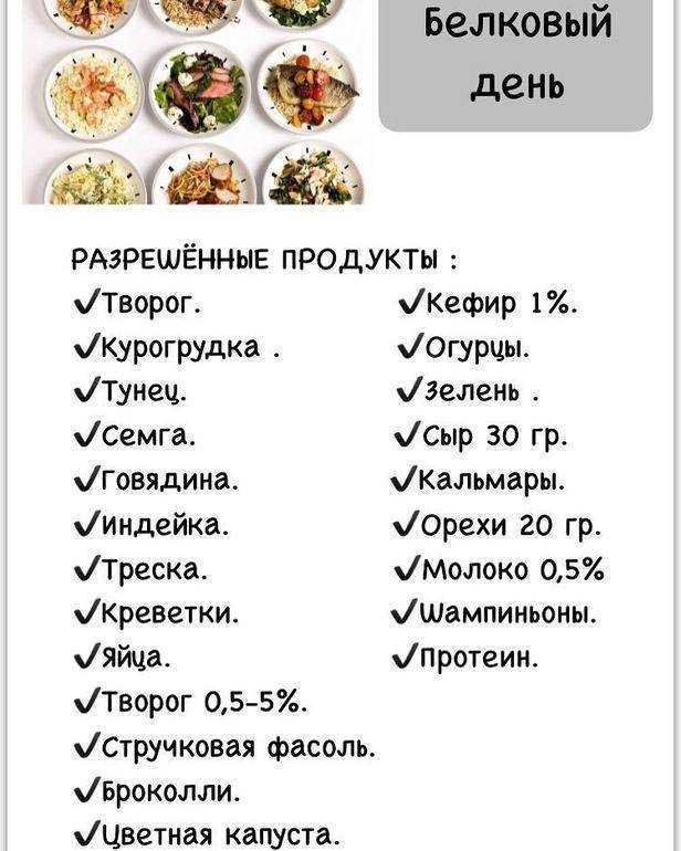 Буч диета – меню на месяц!