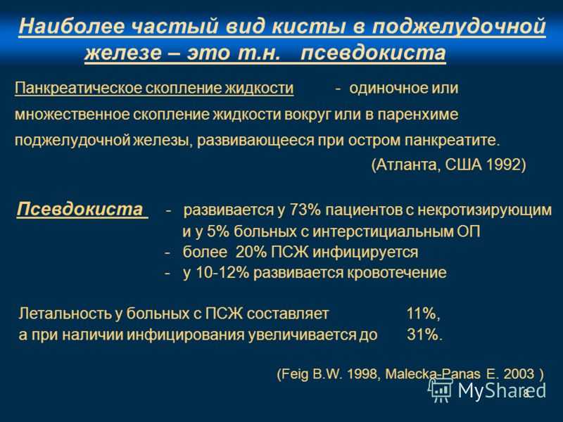 Псевдокиста поджелудочной