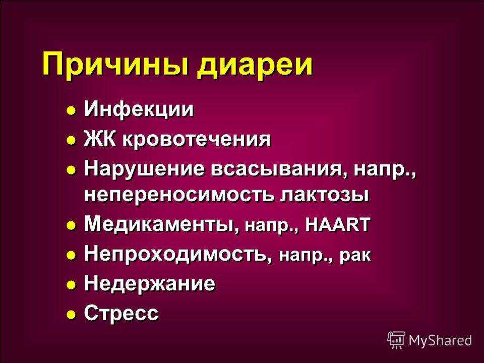 Понос (диарея)