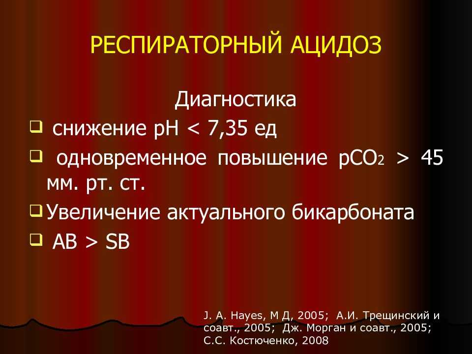 Заболевание ацидоз. Респираторный ацидоз. Респираторный ацидоз диагностика. Дыхательный ацидоз. Респираторный ацидоз показатели.