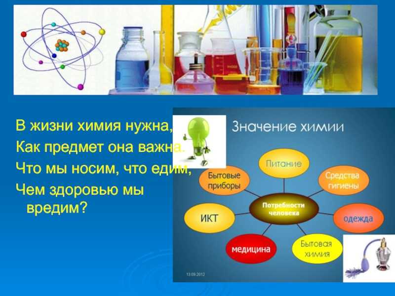 Проект значение химии в жизни человека