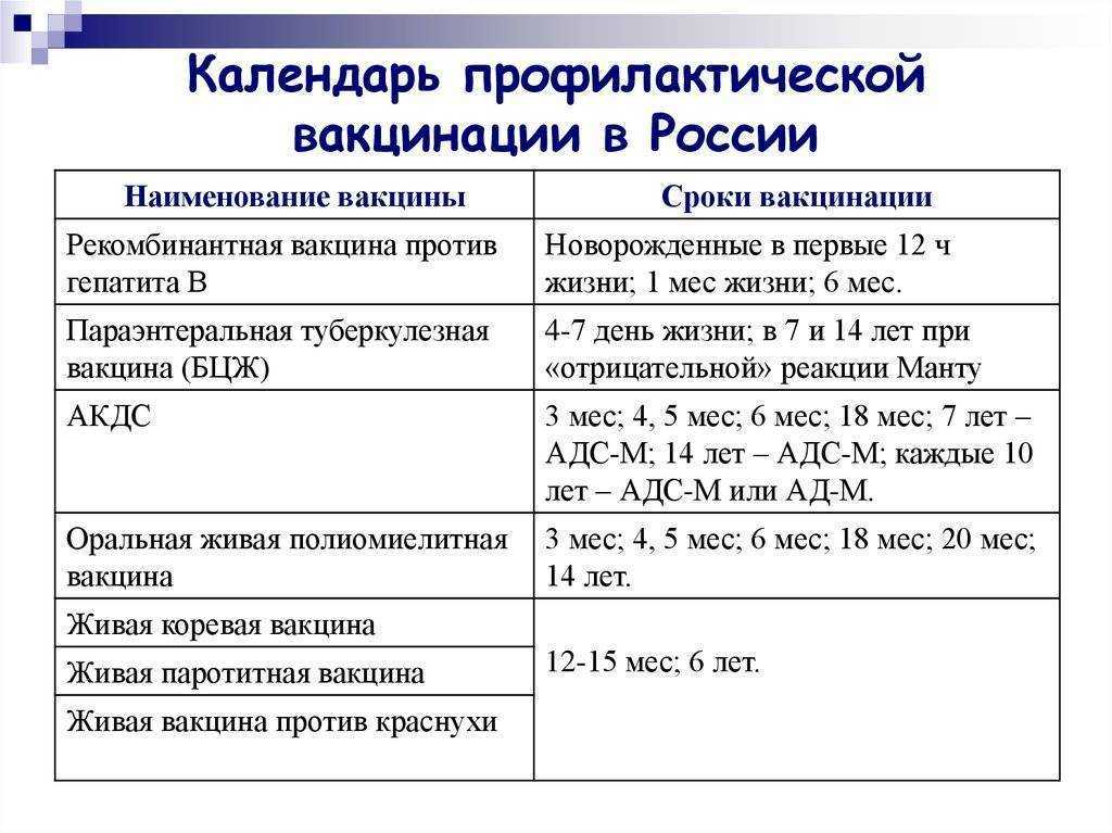 Схема прививки адсм взрослым