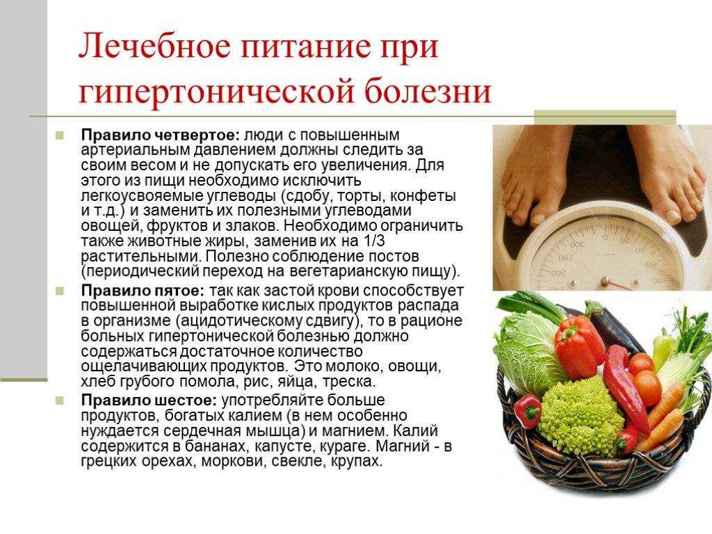 Правильное питание при гипертонии