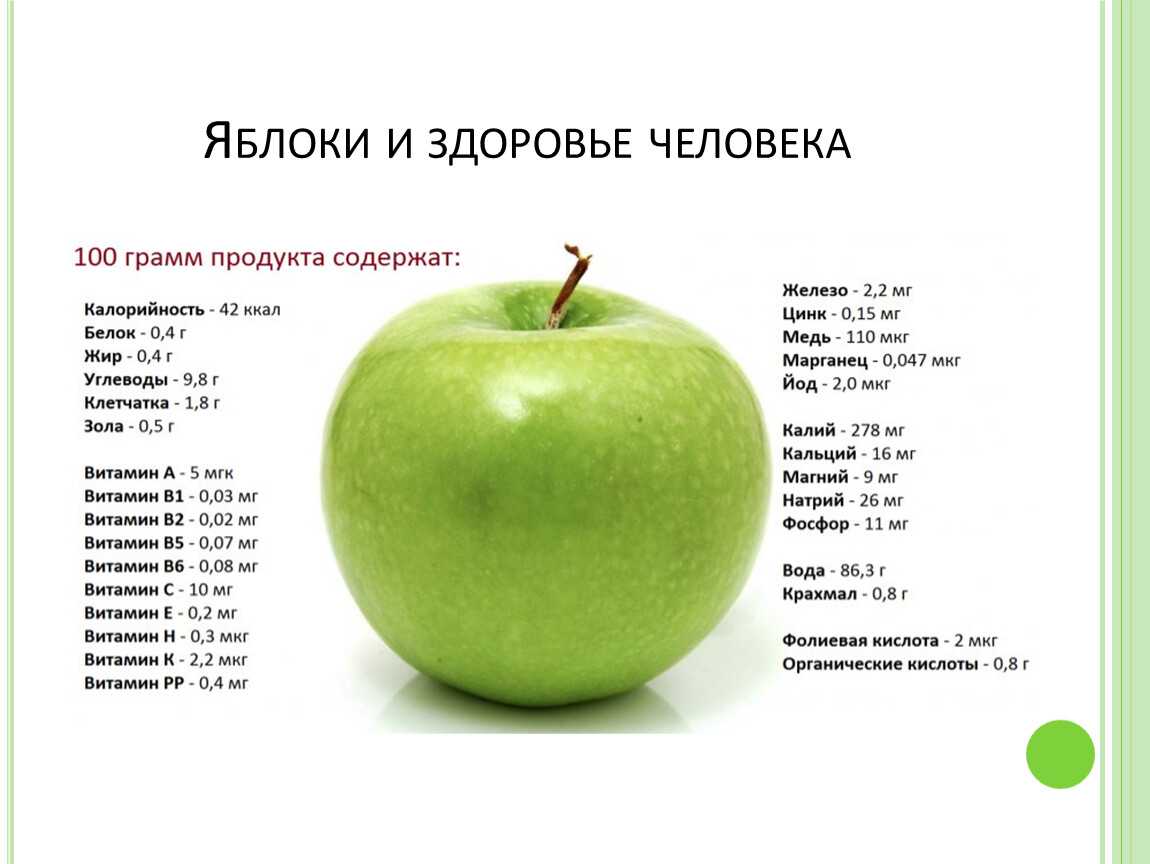 Калорийность яблоко без кожуры, вареное. химический состав и пищевая ценность.
