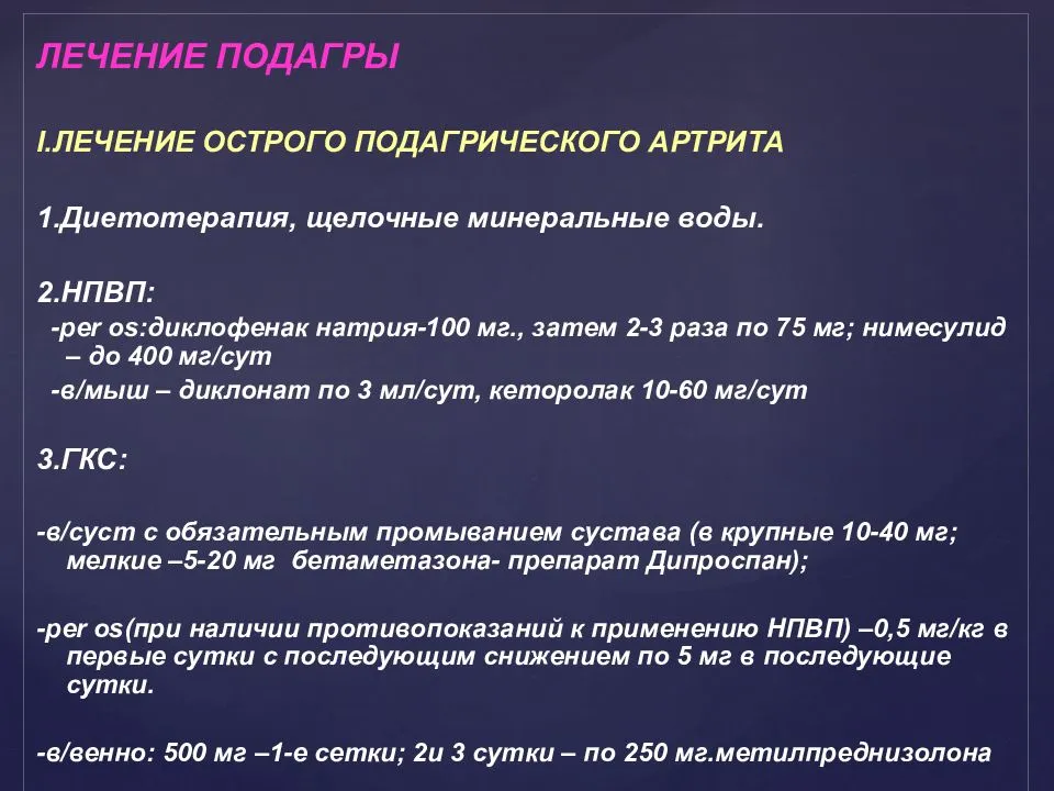 Подагра