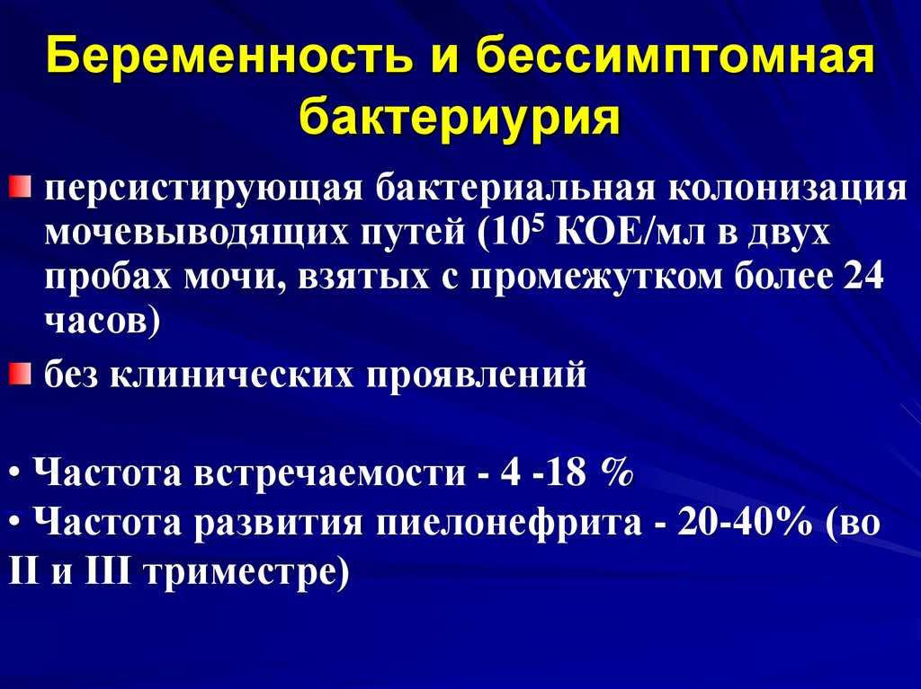 Инфекции мочевыводящих путей